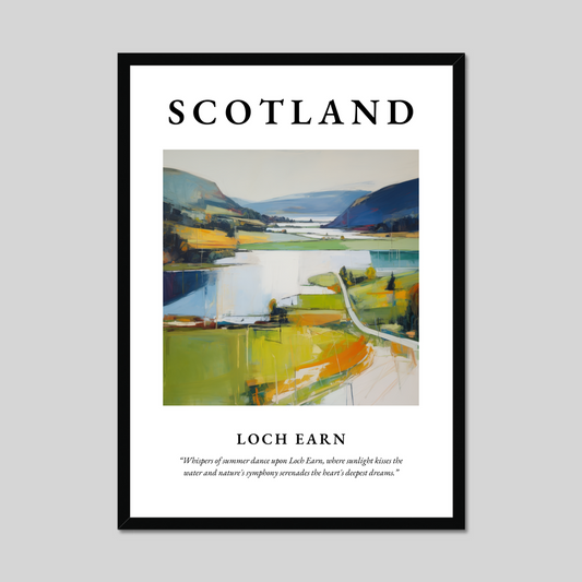 Poster of Loch Earn, Scotland.