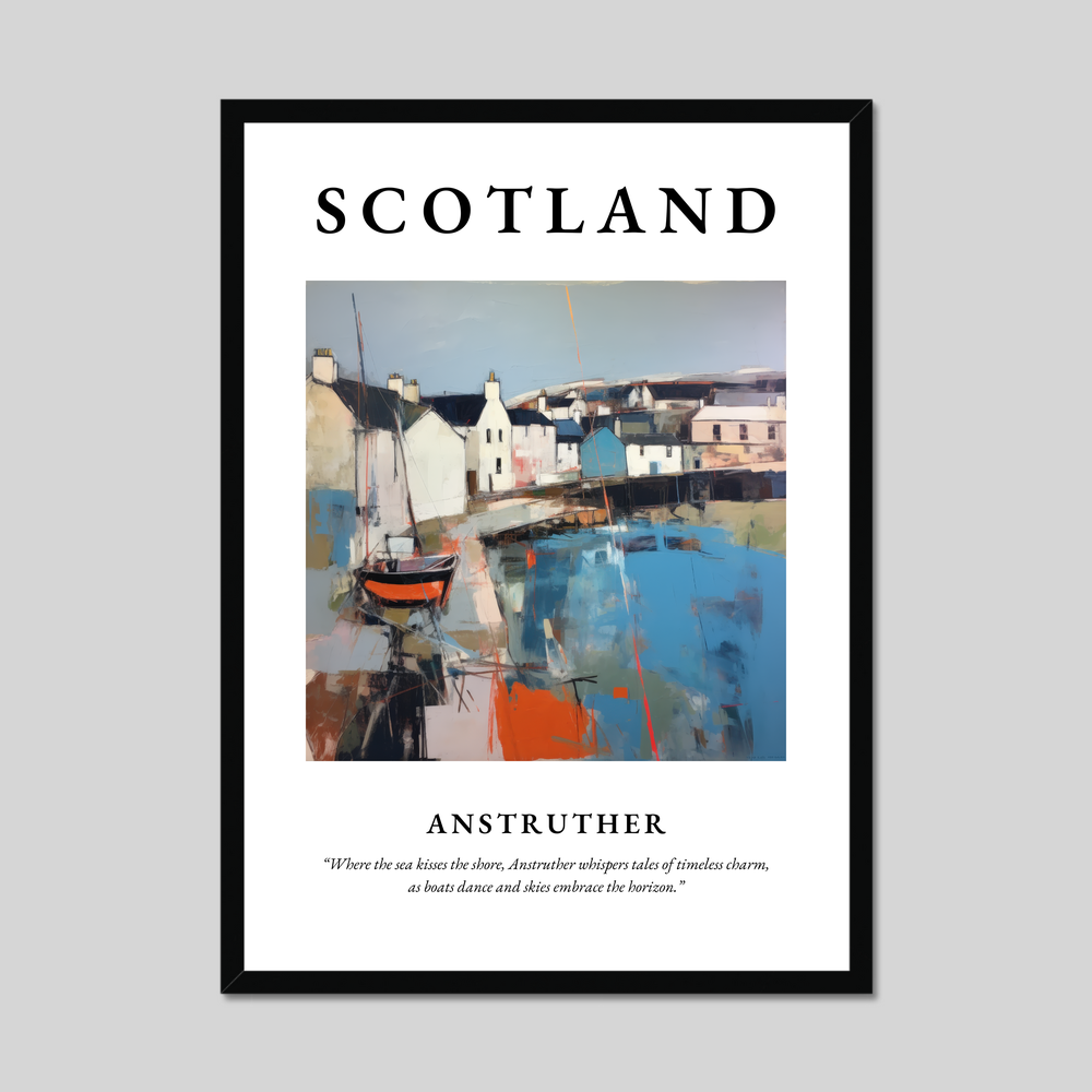 Poster of Anstruther, Scotland.