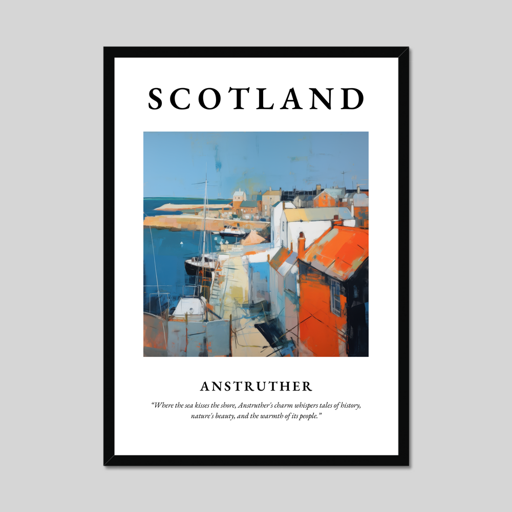 Poster of Anstruther, Scotland.