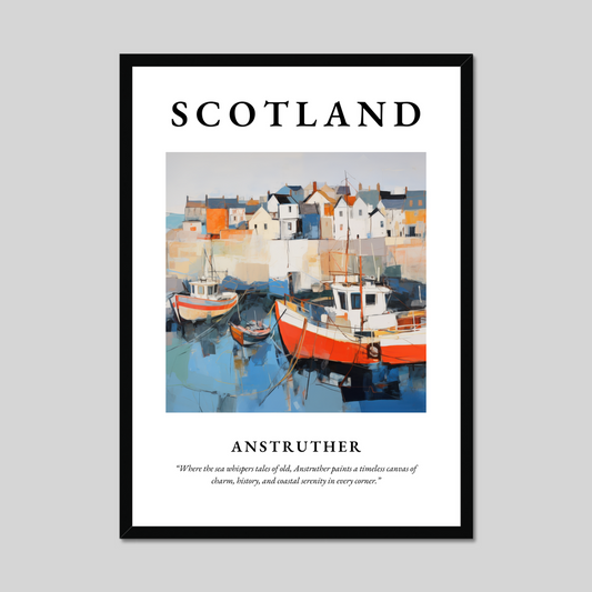 Poster of Anstruther, Scotland.