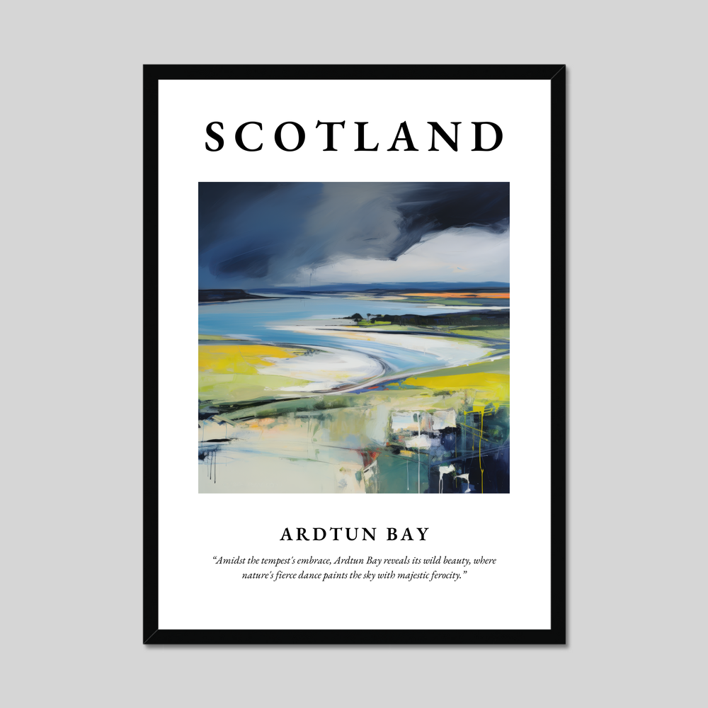 Poster of Ardtun Bay, Scotland.