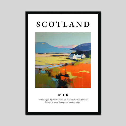 Poster of Wick, Scotland.