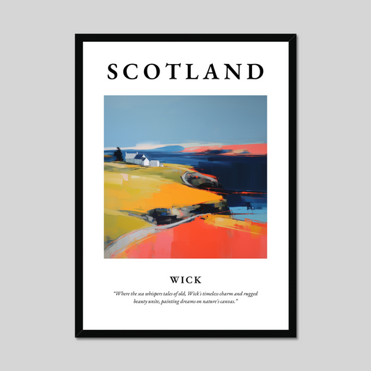 Poster of Wick, Scotland.