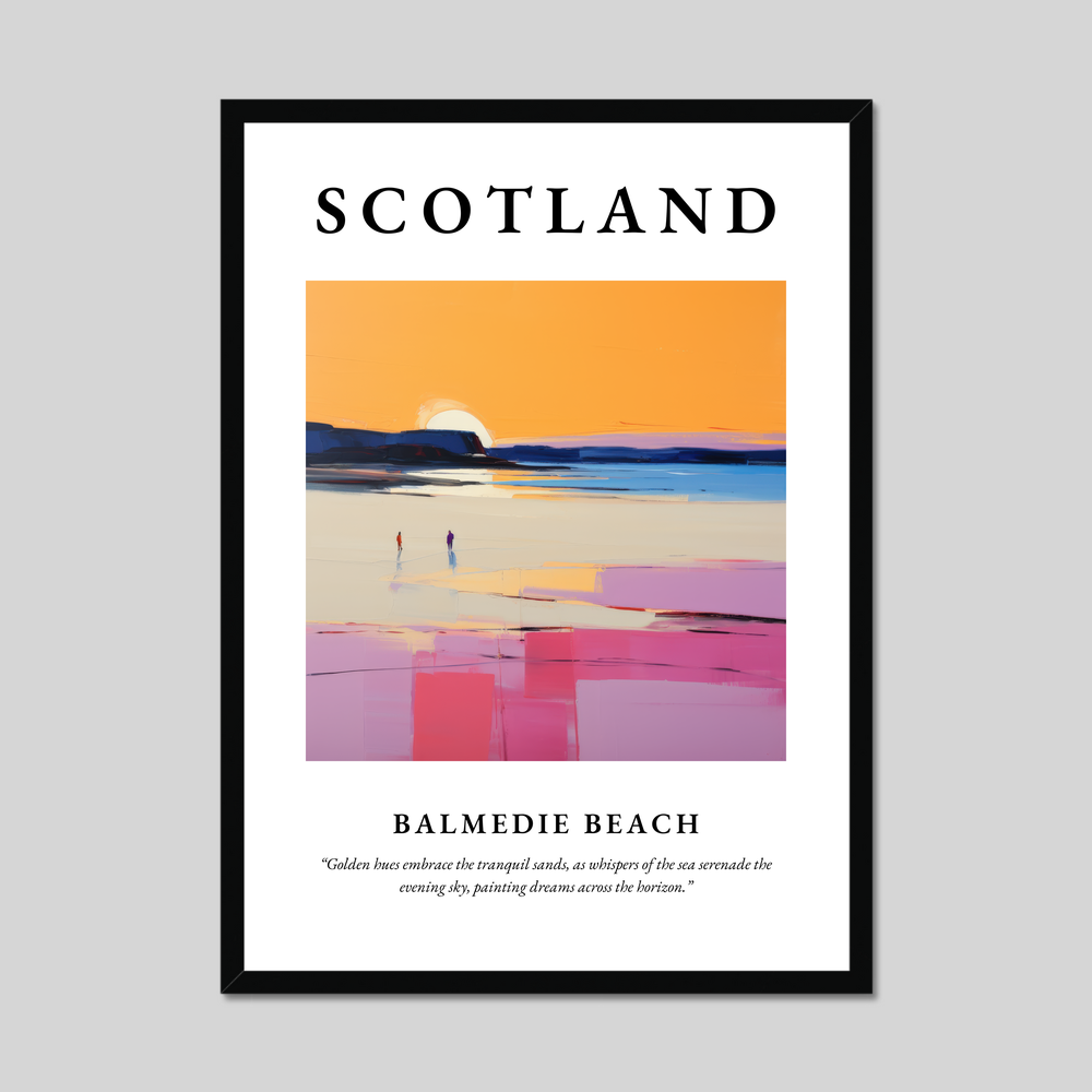 Poster of Balmedie Beach, Scotland.