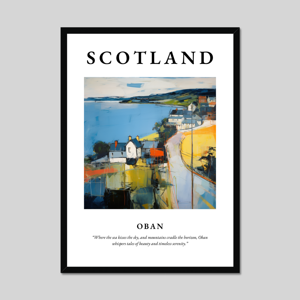 Poster of Oban, Scotland.