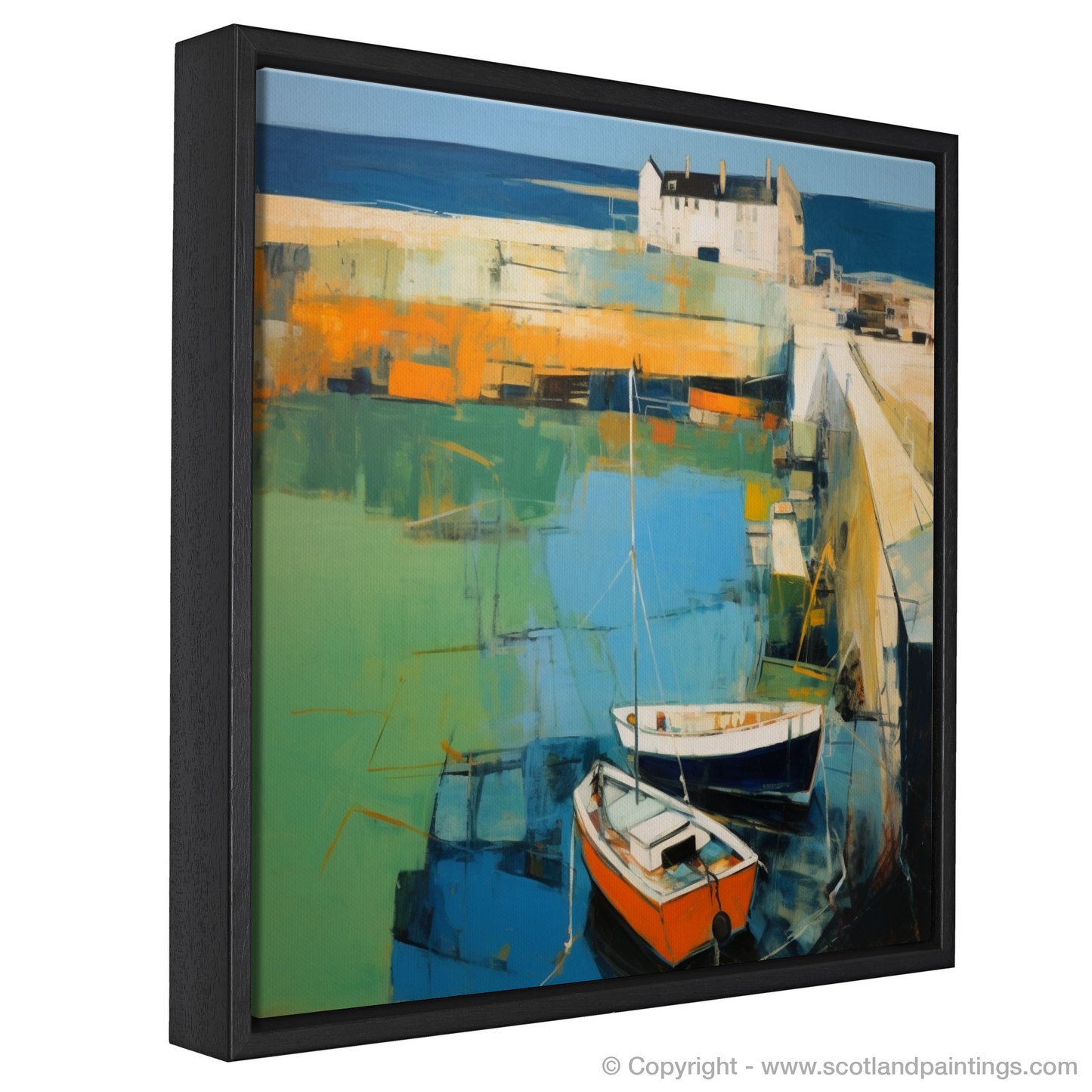 Harbour Hues of St Monans - An Abstract Impressionist Journey