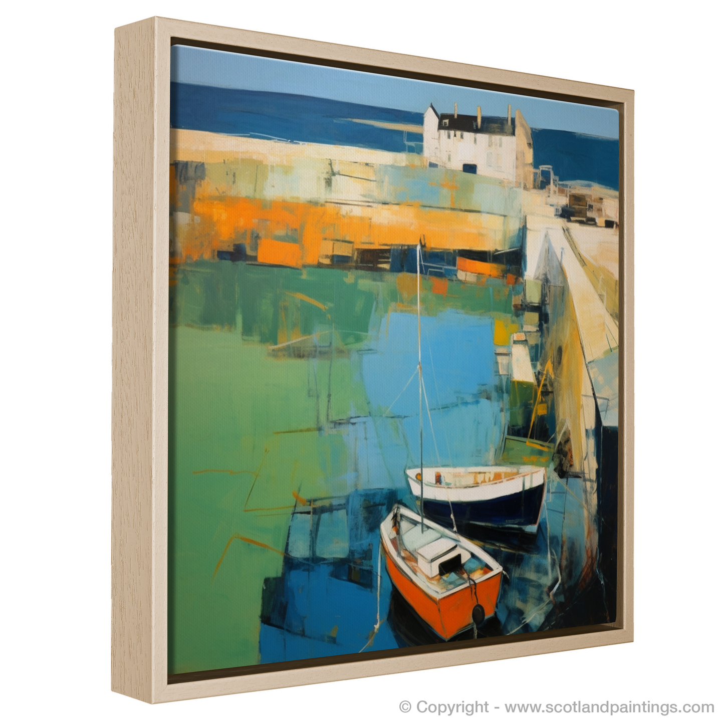 Harbour Hues of St Monans - An Abstract Impressionist Journey