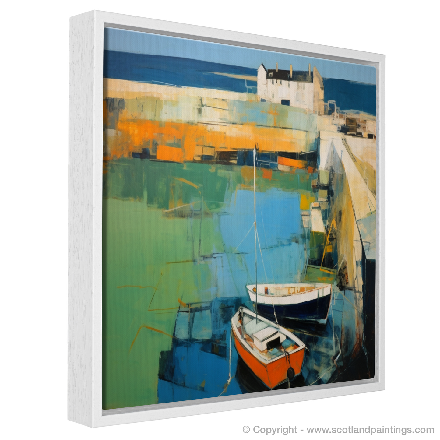 Harbour Hues of St Monans - An Abstract Impressionist Journey