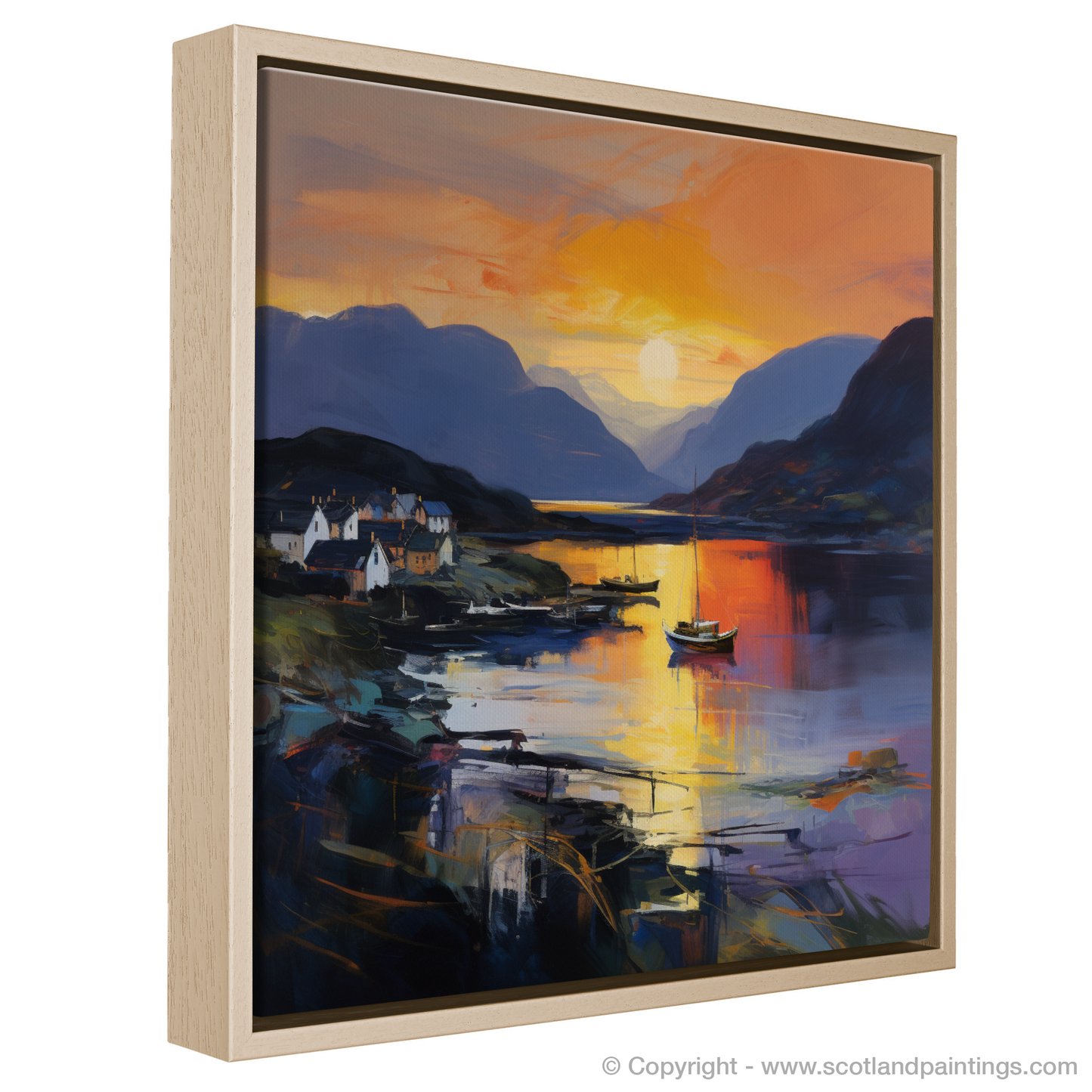 Twilight Embrace at Plockton Harbour