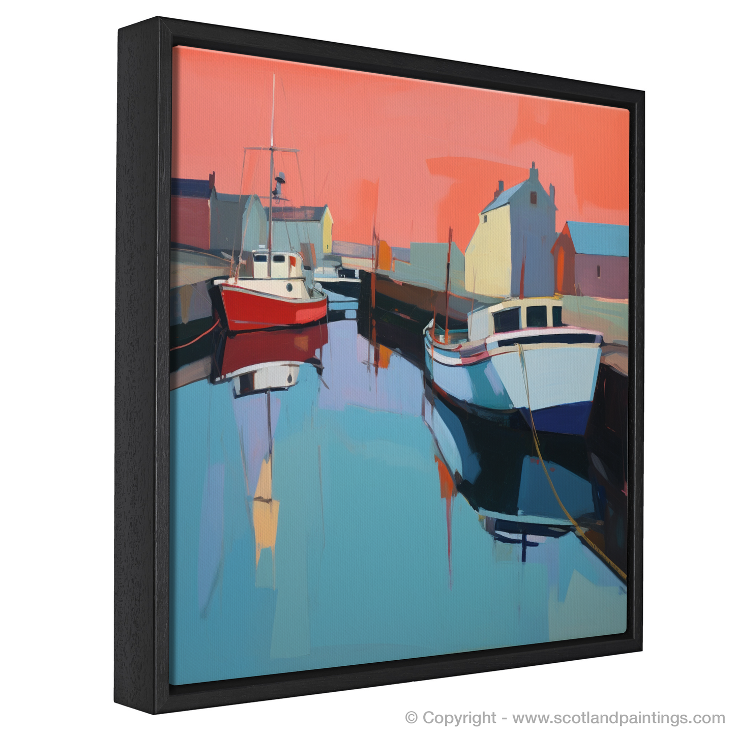 Dusk at Dunbar Harbour: A Contemporary Tribute to Scottish Maritime Beauty