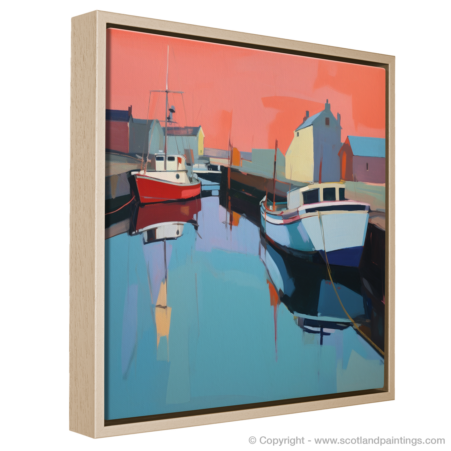 Dusk at Dunbar Harbour: A Contemporary Tribute to Scottish Maritime Beauty