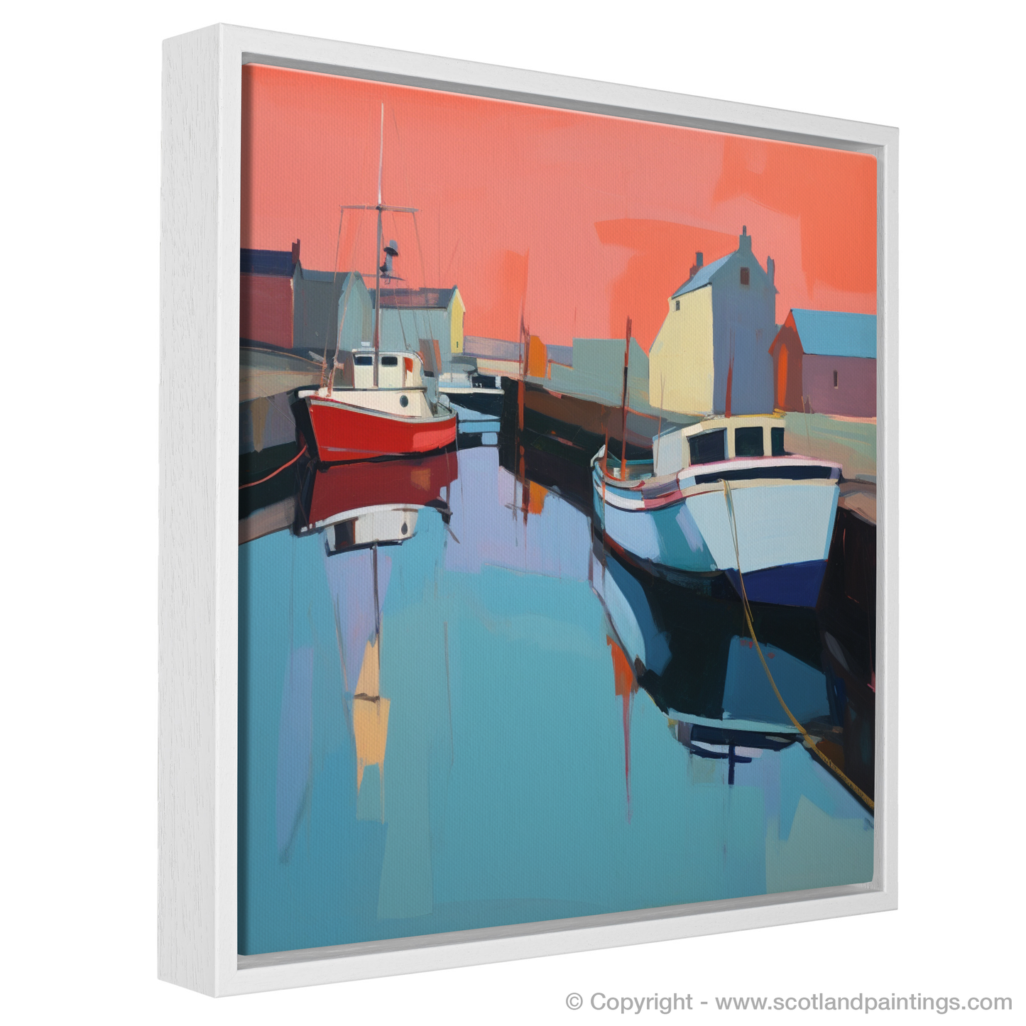 Dusk at Dunbar Harbour: A Contemporary Tribute to Scottish Maritime Beauty