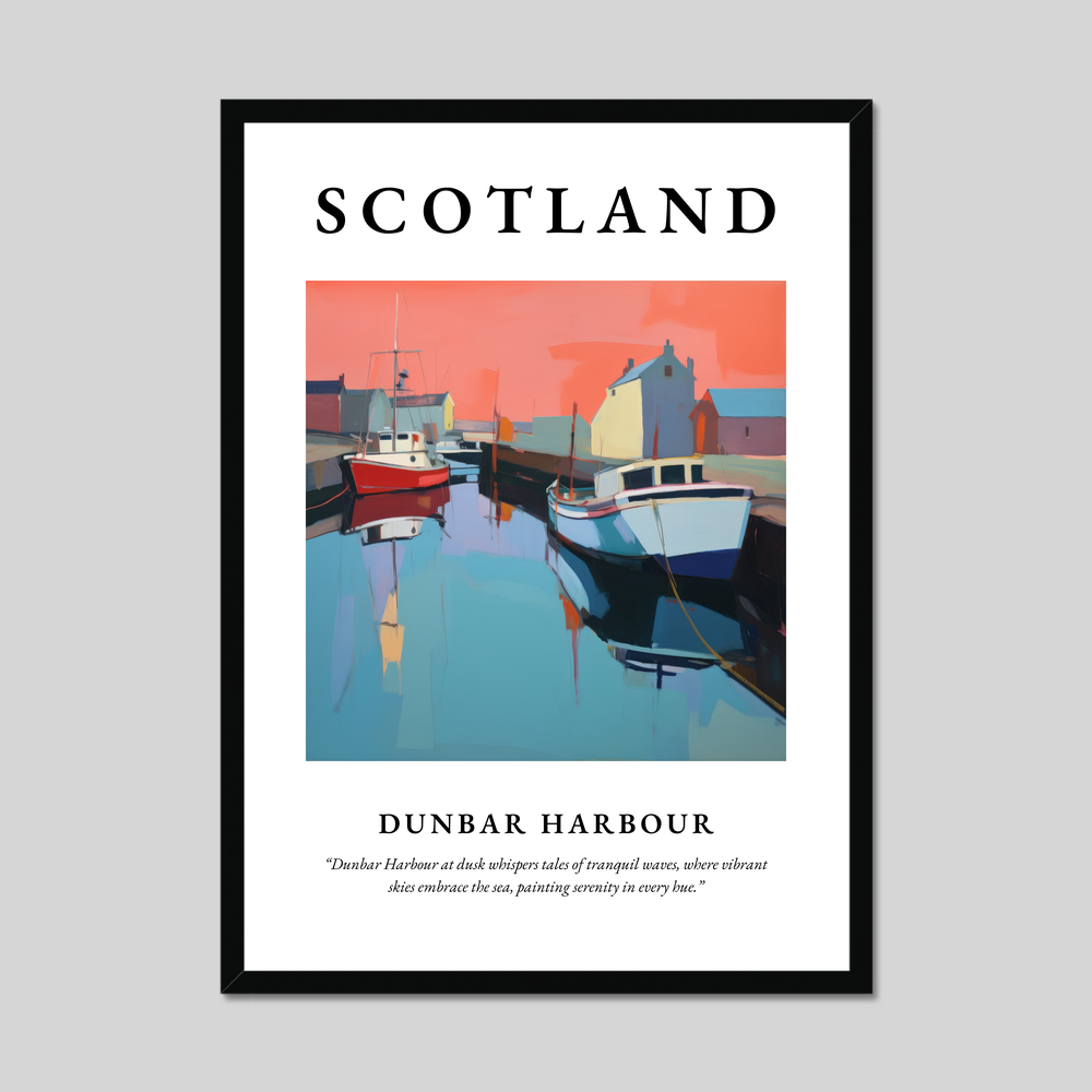 Poster of Dunbar Harbour, Scotland.