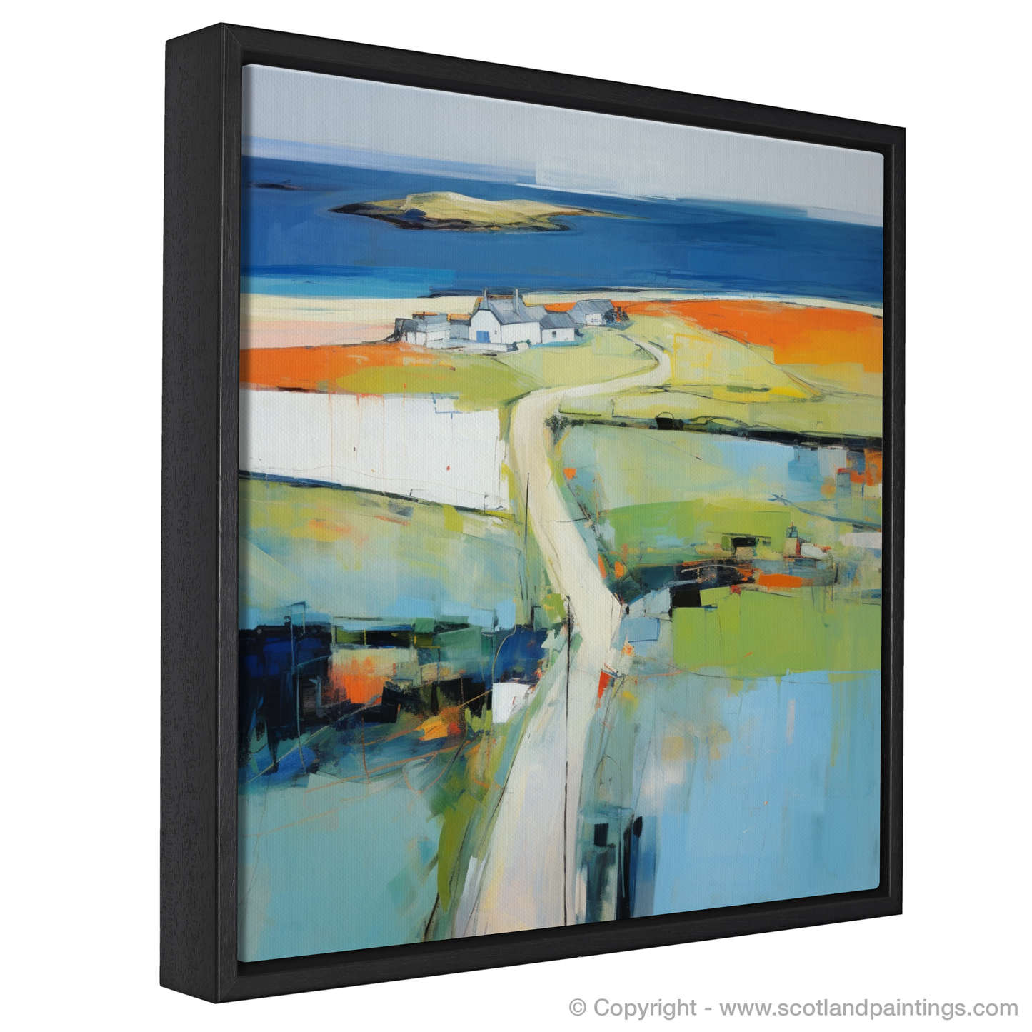 Isle of Tiree Essence: An Abstract Impressionist Journey
