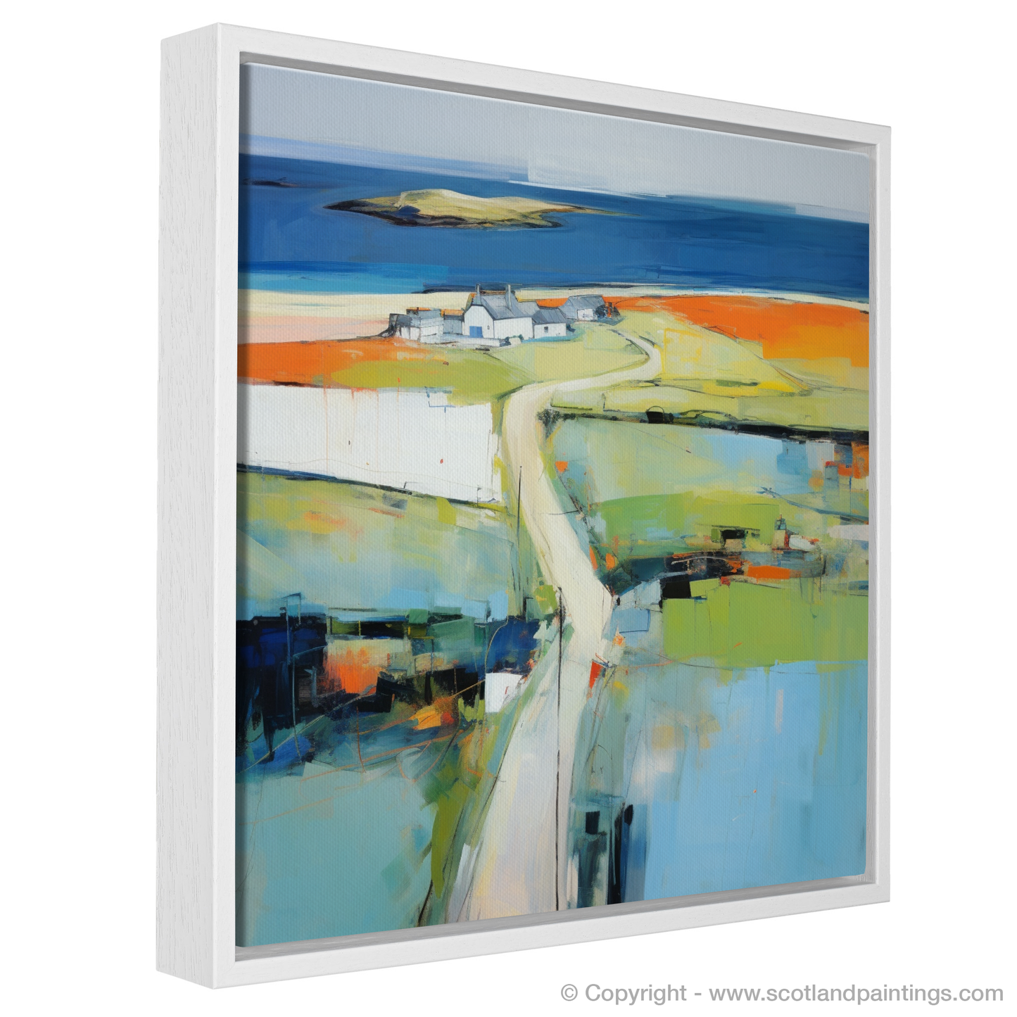 Isle of Tiree Essence: An Abstract Impressionist Journey