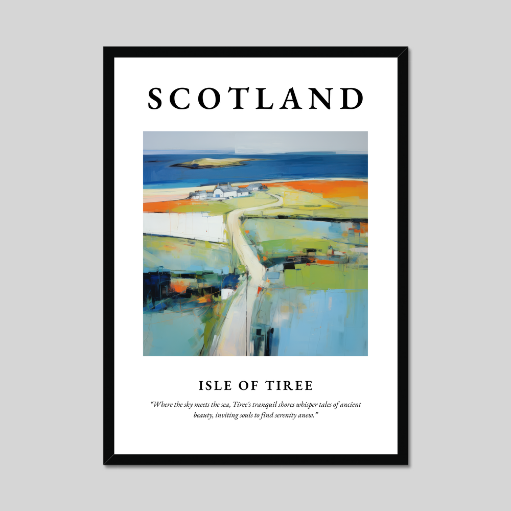 Poster of Isle of Tiree, Scotland.