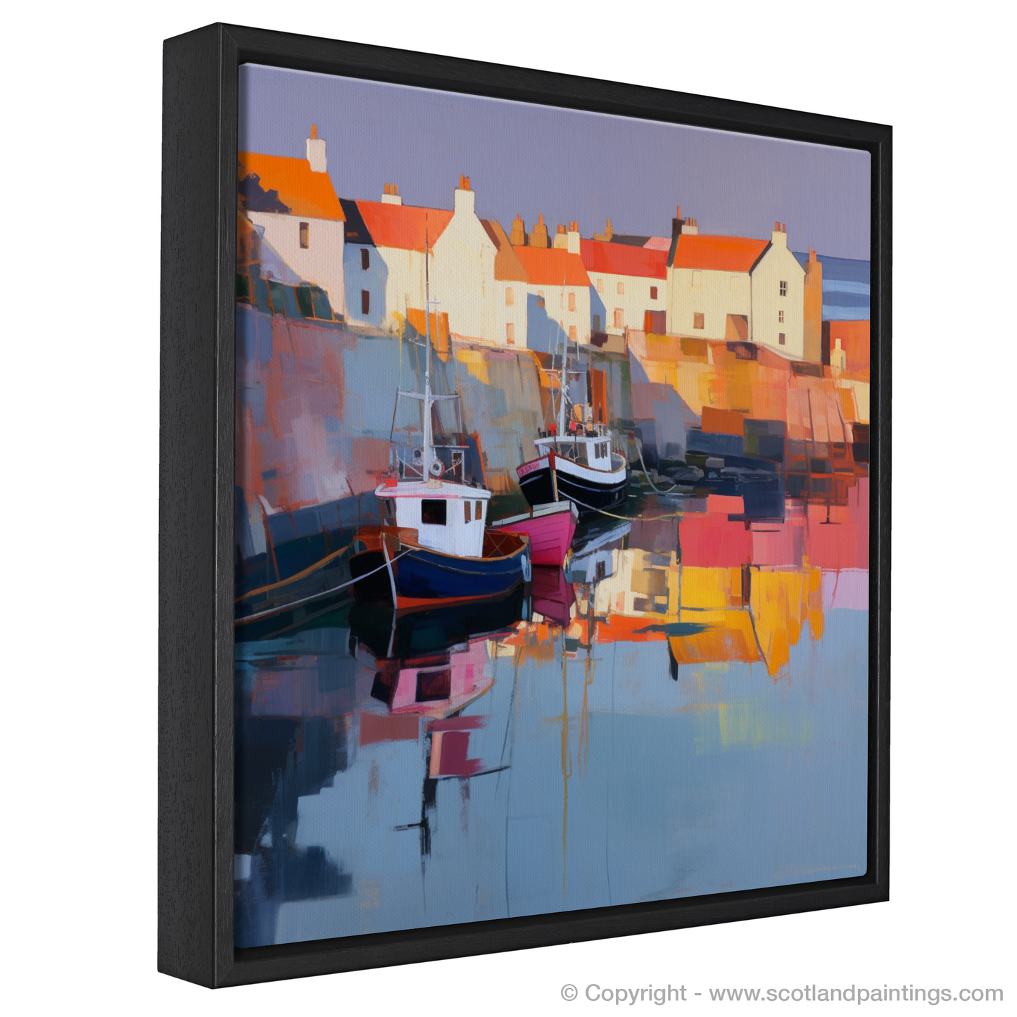 Pittenweem Harbour at Dusk: A Contemporary Ode to Scottish Seaside Tranquility