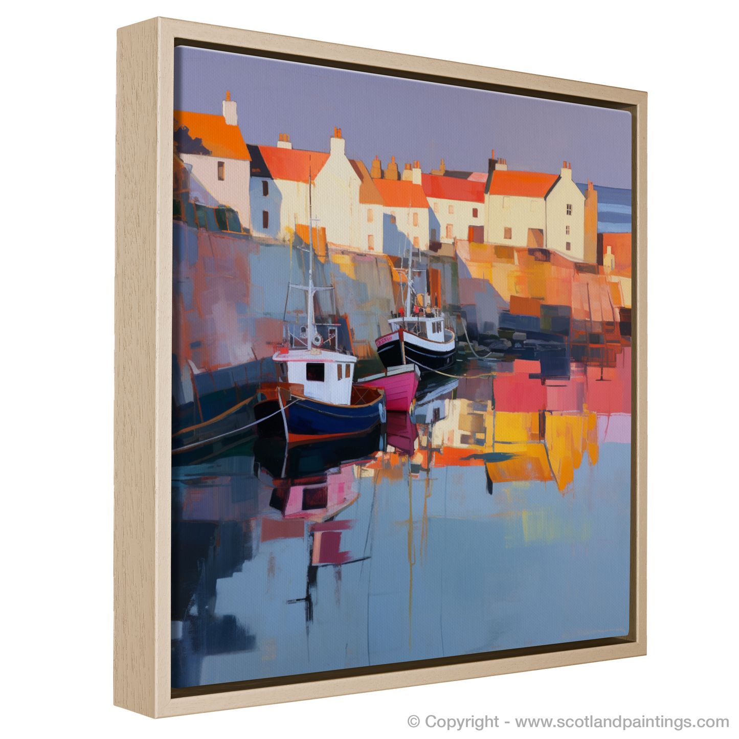 Pittenweem Harbour at Dusk: A Contemporary Ode to Scottish Seaside Tranquility