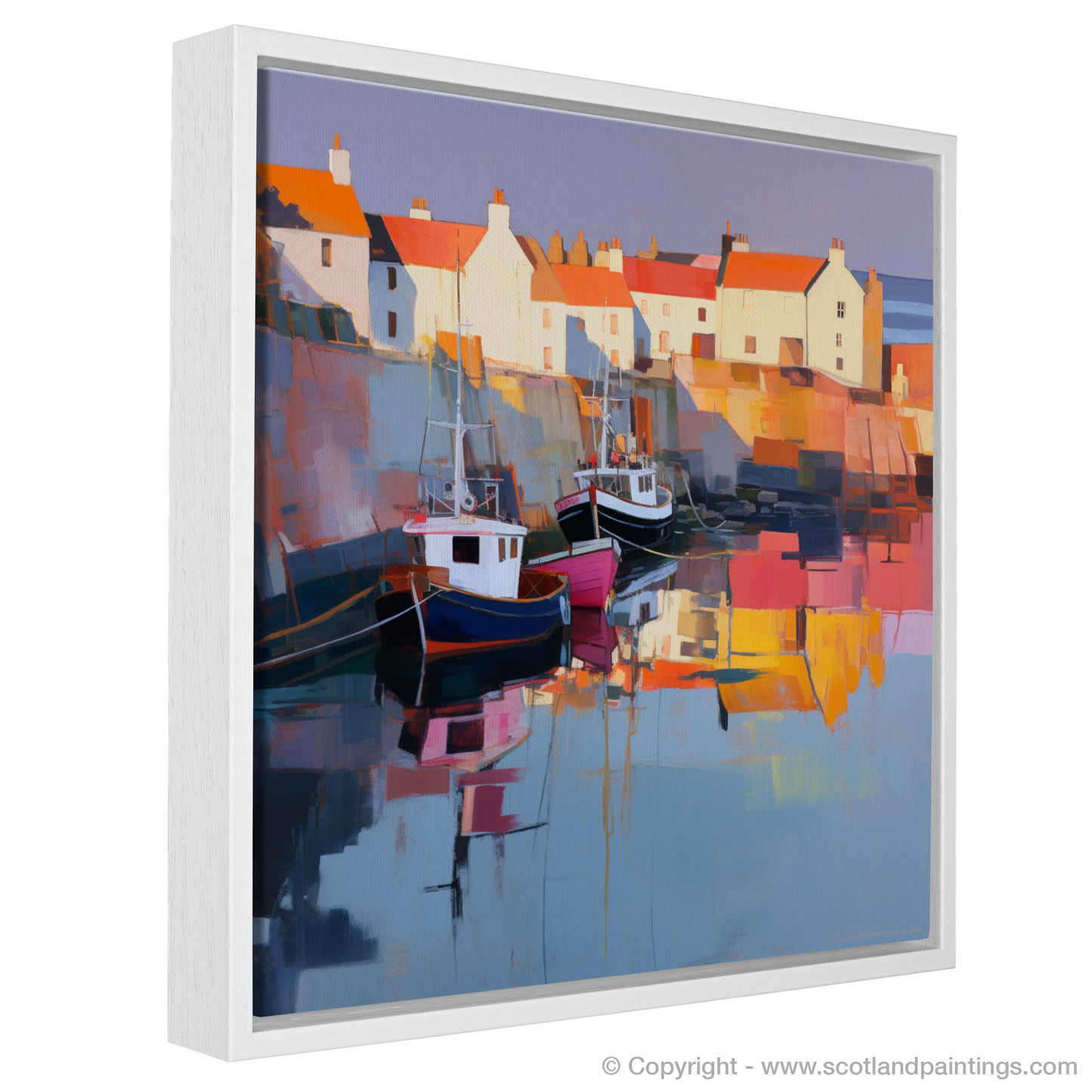 Pittenweem Harbour at Dusk: A Contemporary Ode to Scottish Seaside Tranquility