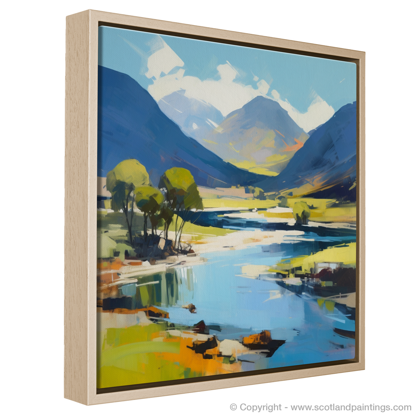 Summer Serenity at Glen Etive: A Contemporary Highland Masterpiece