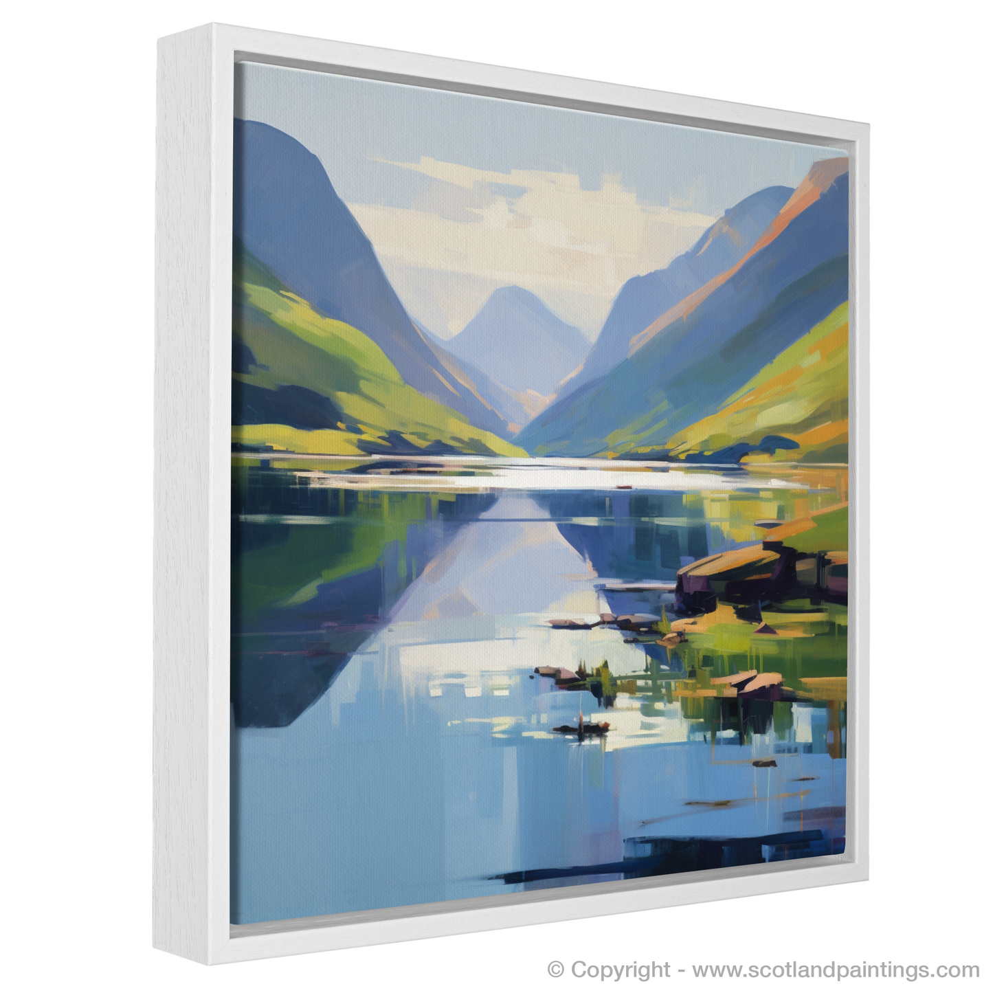 Summer Serenity in Glen Etive: A Contemporary Scottish Highland Masterpiece