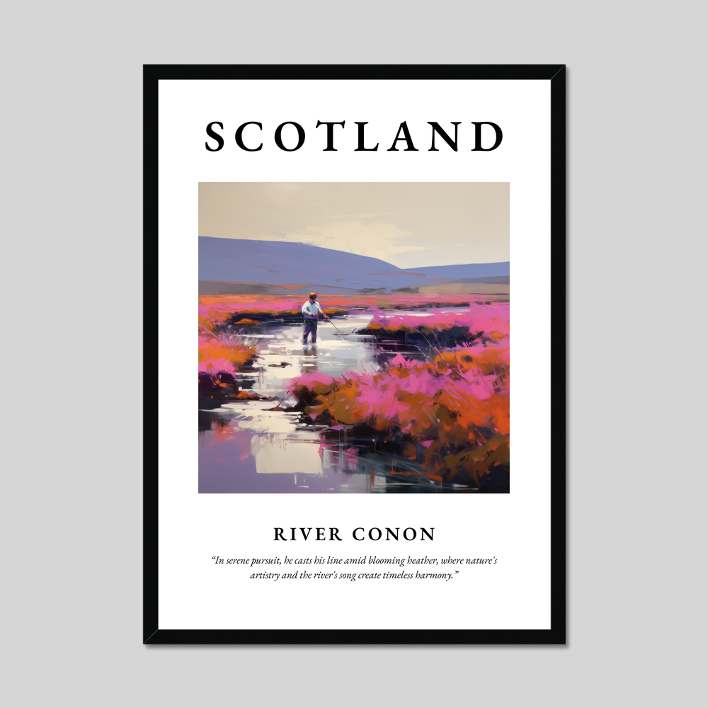 Poster of River Conon, Scotland.