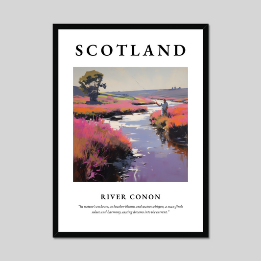 Poster of River Conon, Scotland.