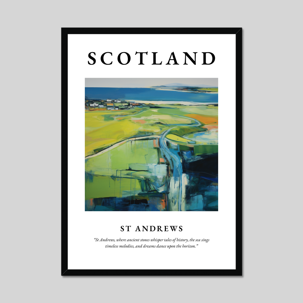 Poster of St Andrews, Scotland.