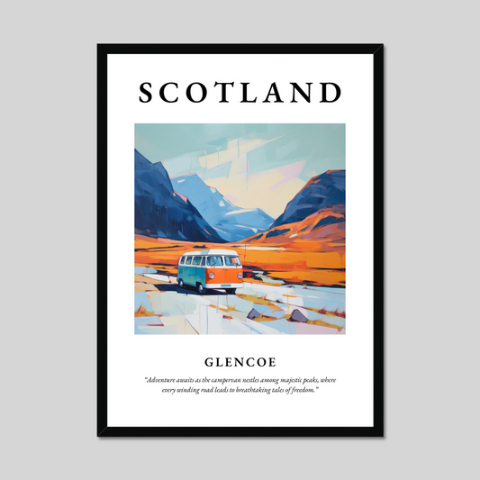 Poster of Glencoe, Scotland.