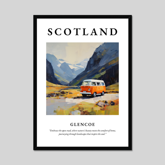 Poster of Glencoe, Scotland.