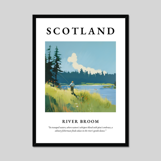 Poster of River Broom, Scotland.