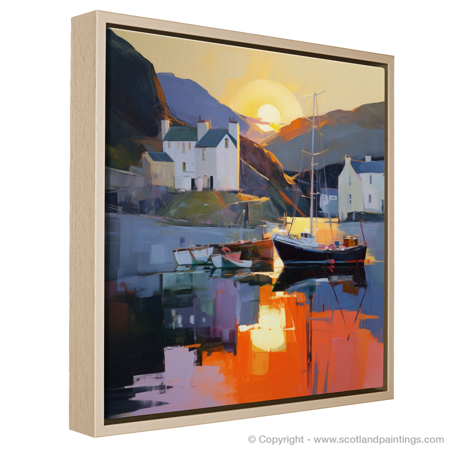 Sunset Serenade at Portree Harbour