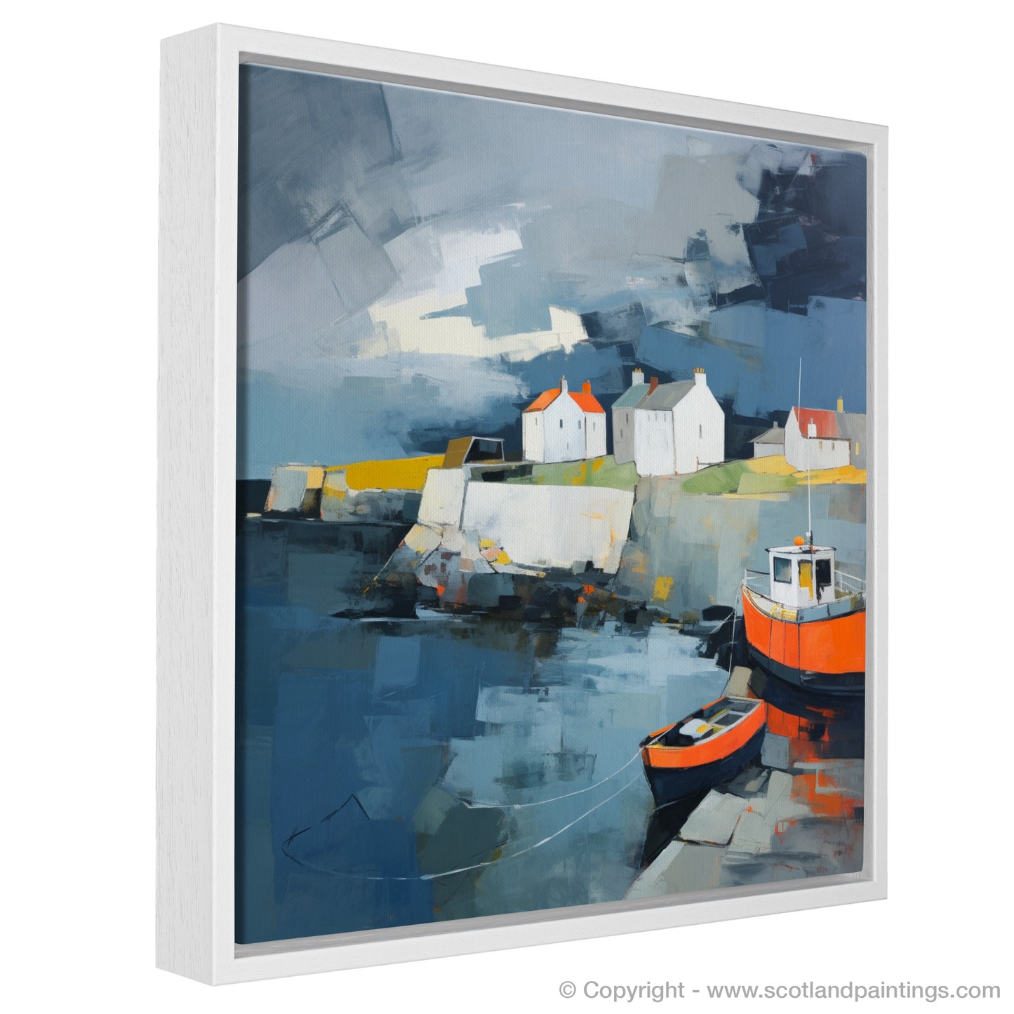 Storm Over Portsoy: A Dance of Wind and Water