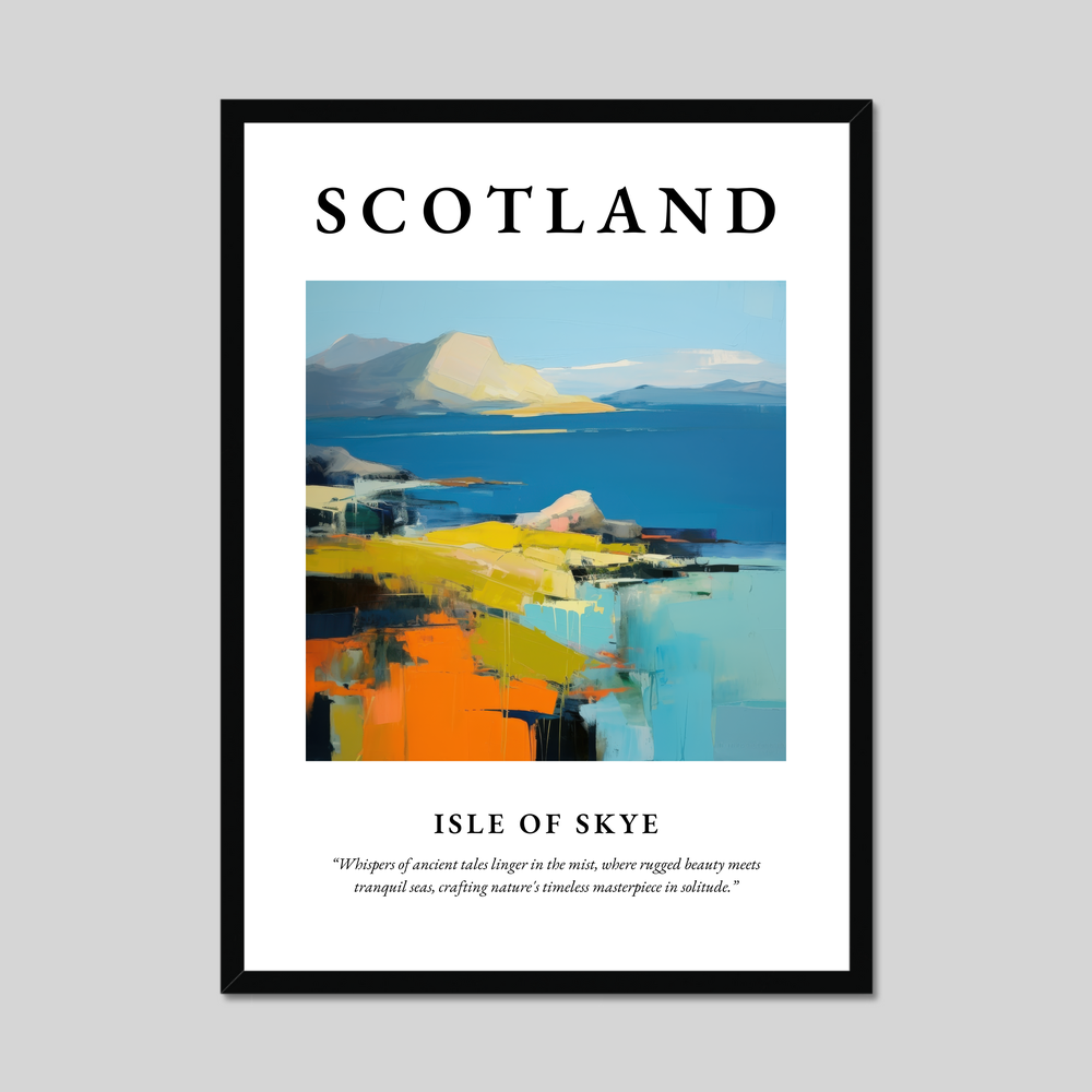 Poster of Isle of Skye, Scotland.