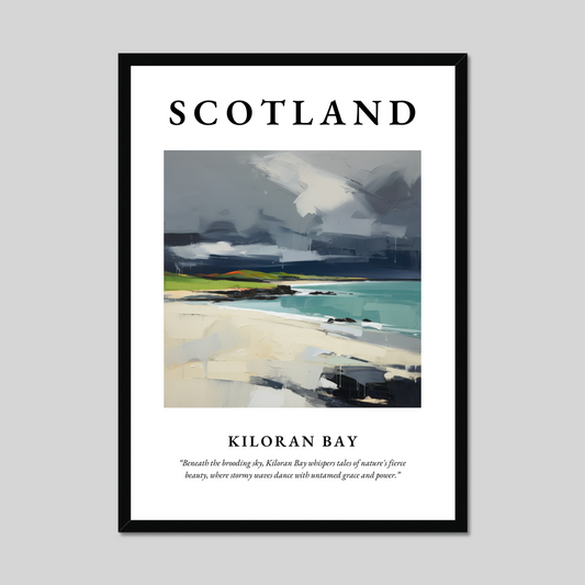 Poster of Kiloran Bay, Scotland.