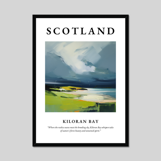 Poster of Kiloran Bay, Scotland.