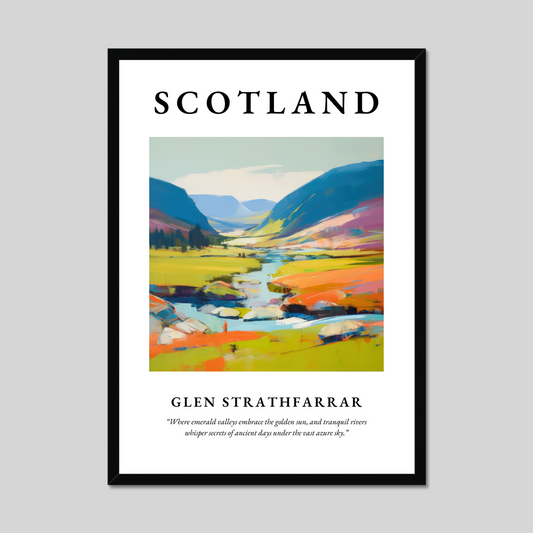 Poster of Glen Strathfarrar, Scotland.