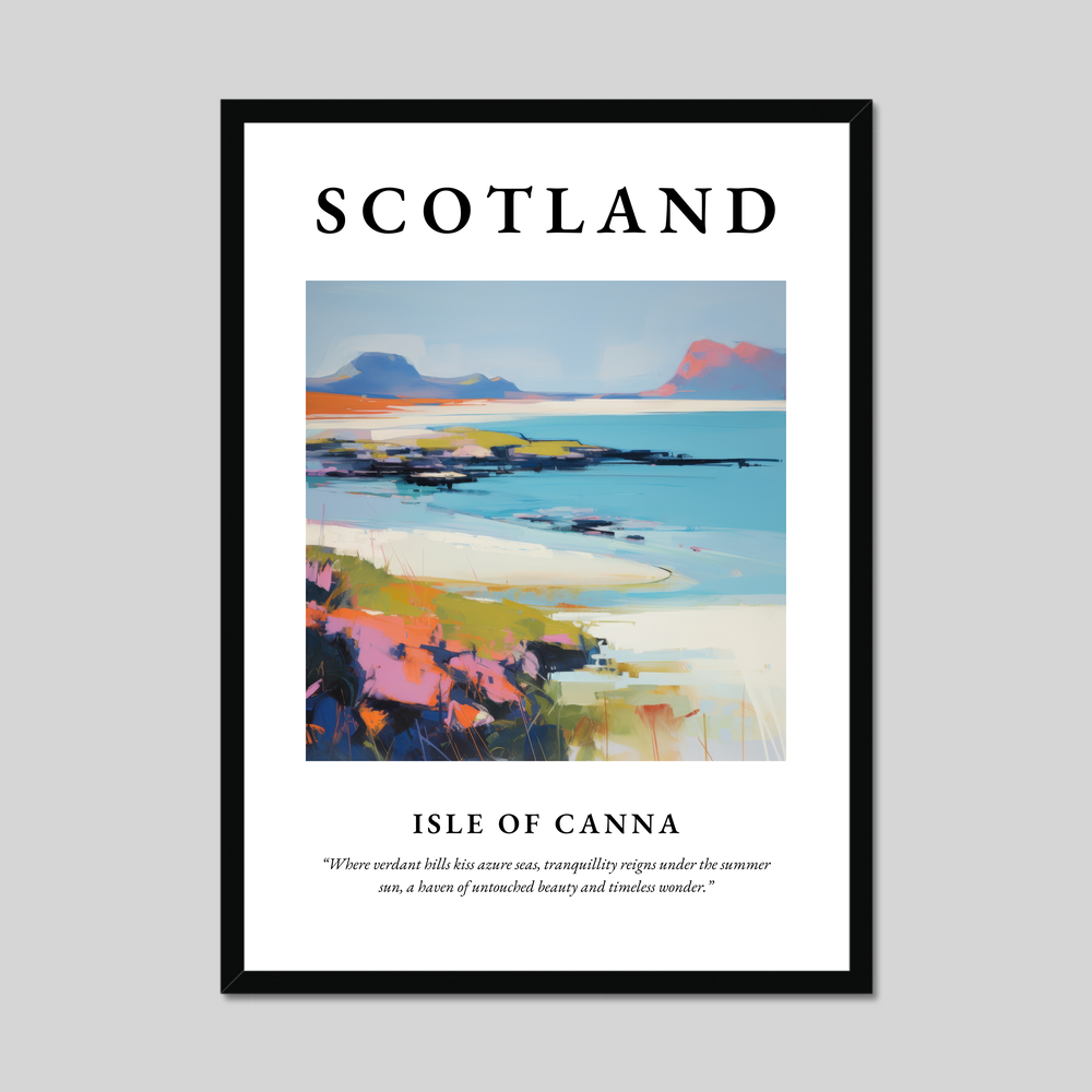 Poster of Isle of Canna, Scotland.