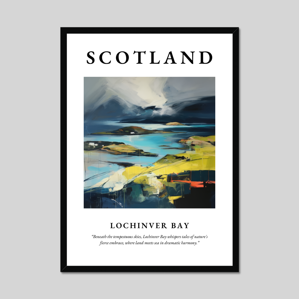 Poster of Lochinver Bay, Scotland.