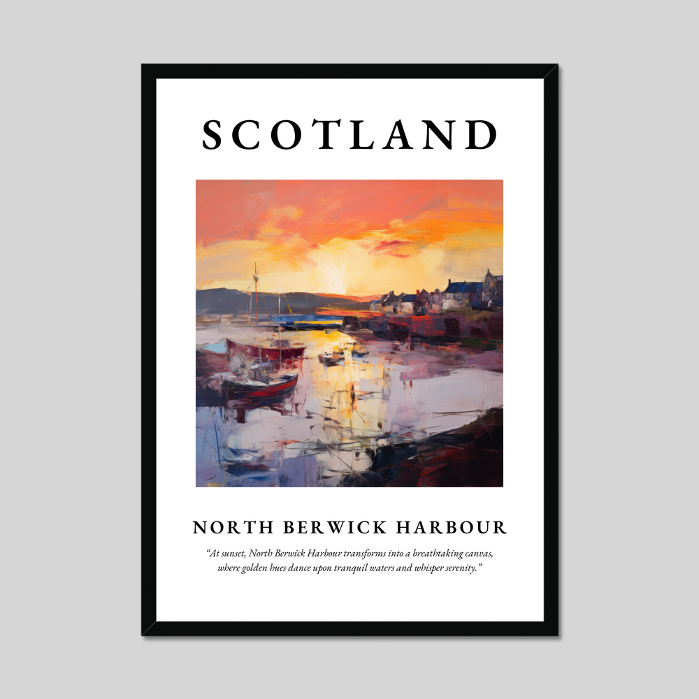 Poster of North Berwick Harbour, Scotland.