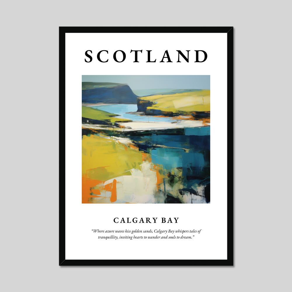 Poster of Calgary Bay, Scotland.