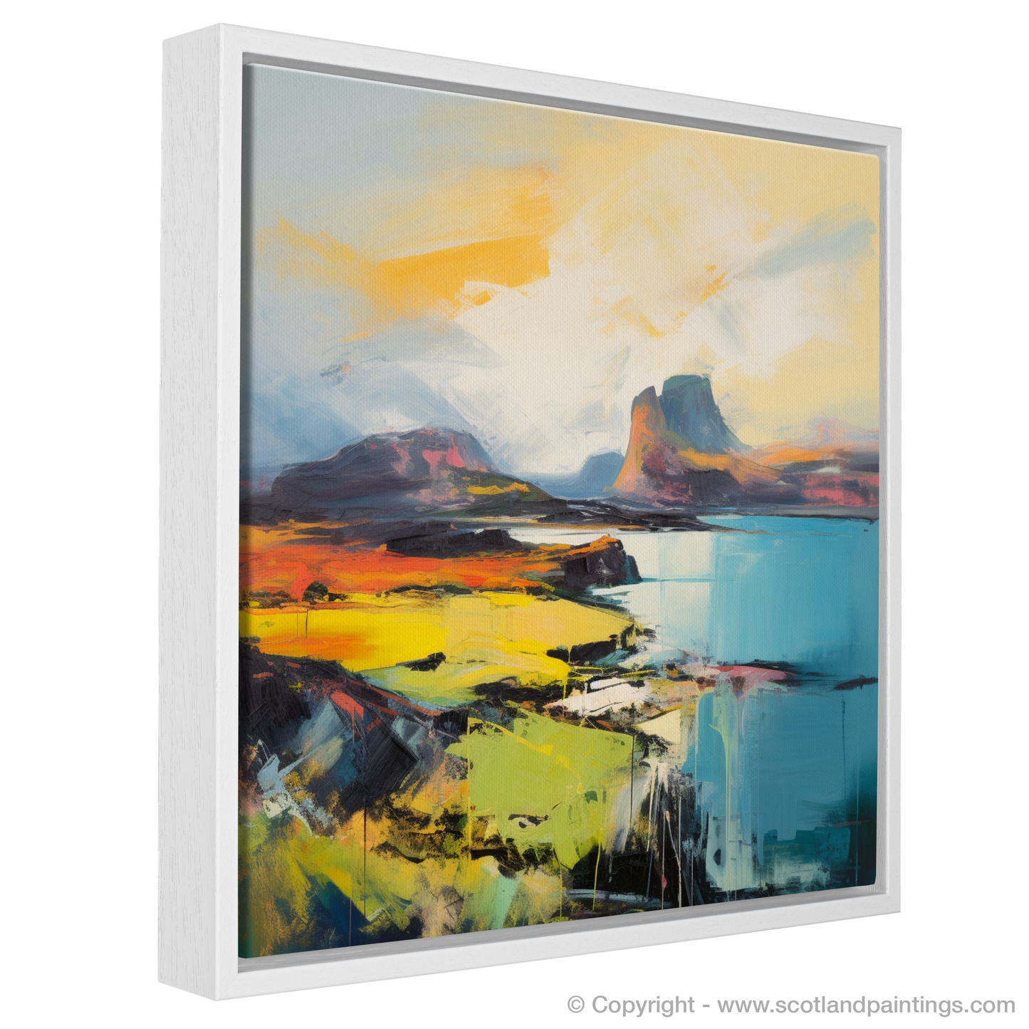 Isle of Skye Impression: An Abstract Ode to Scottish Wilderness