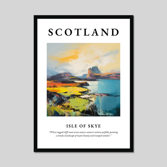 Poster of Isle of Skye, Scotland.