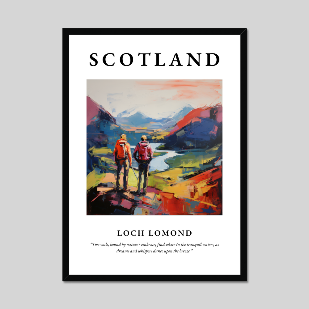 Poster of Loch Lomond, Scotland.