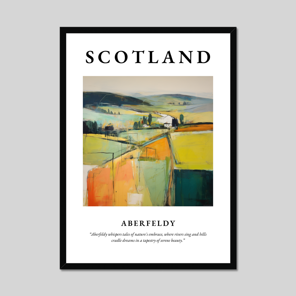 Poster of Aberfeldy, Scotland.