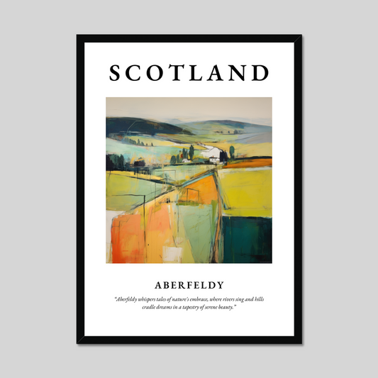 Poster of Aberfeldy, Scotland.