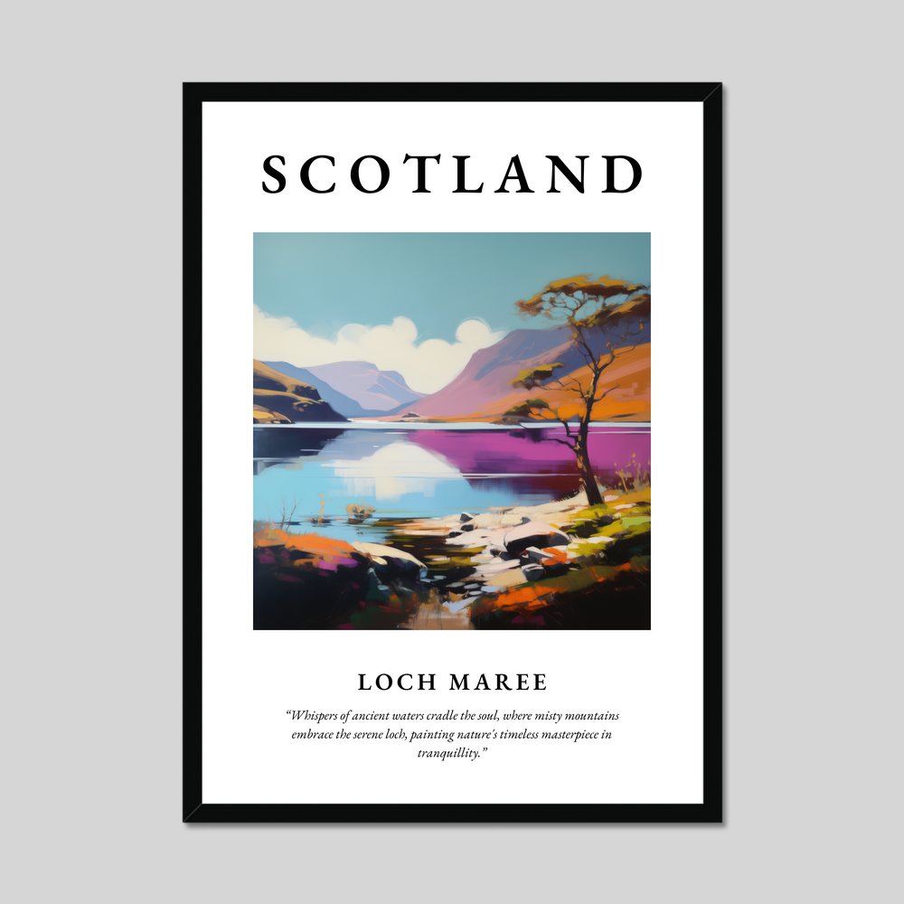 Poster of Loch Maree, Scotland.