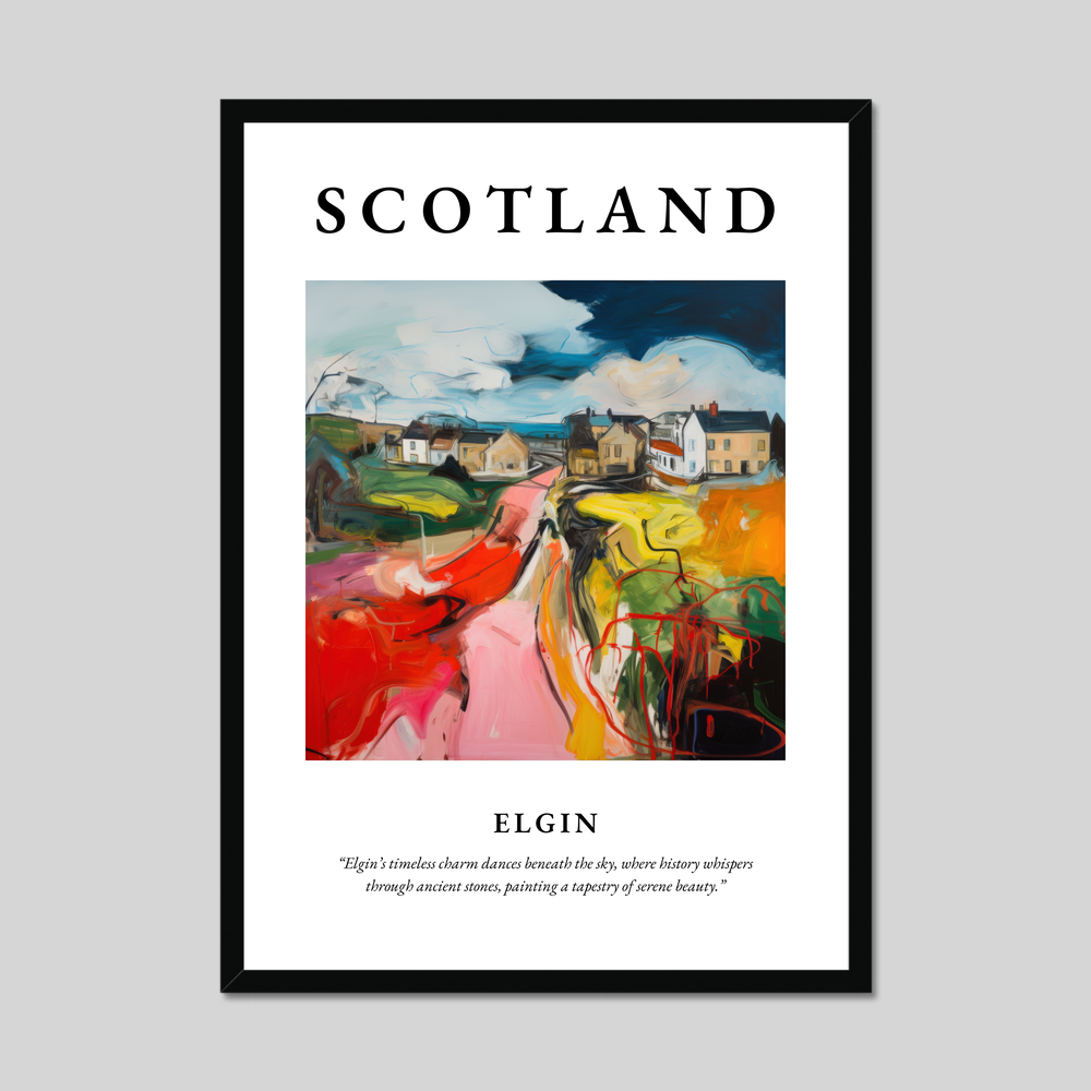 Poster of Elgin, Scotland.