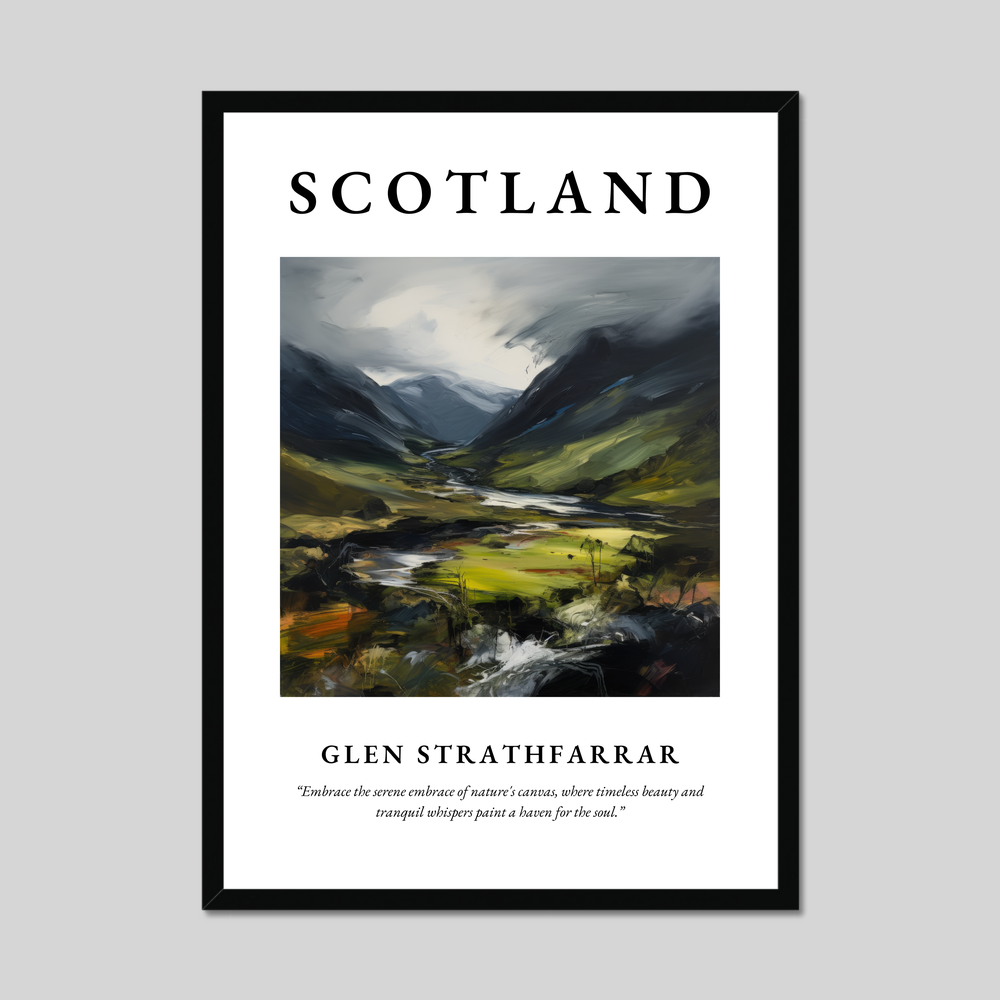 Poster of Glen Strathfarrar, Scotland.