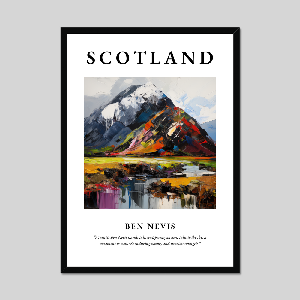 Poster of Ben Nevis, Scotland.